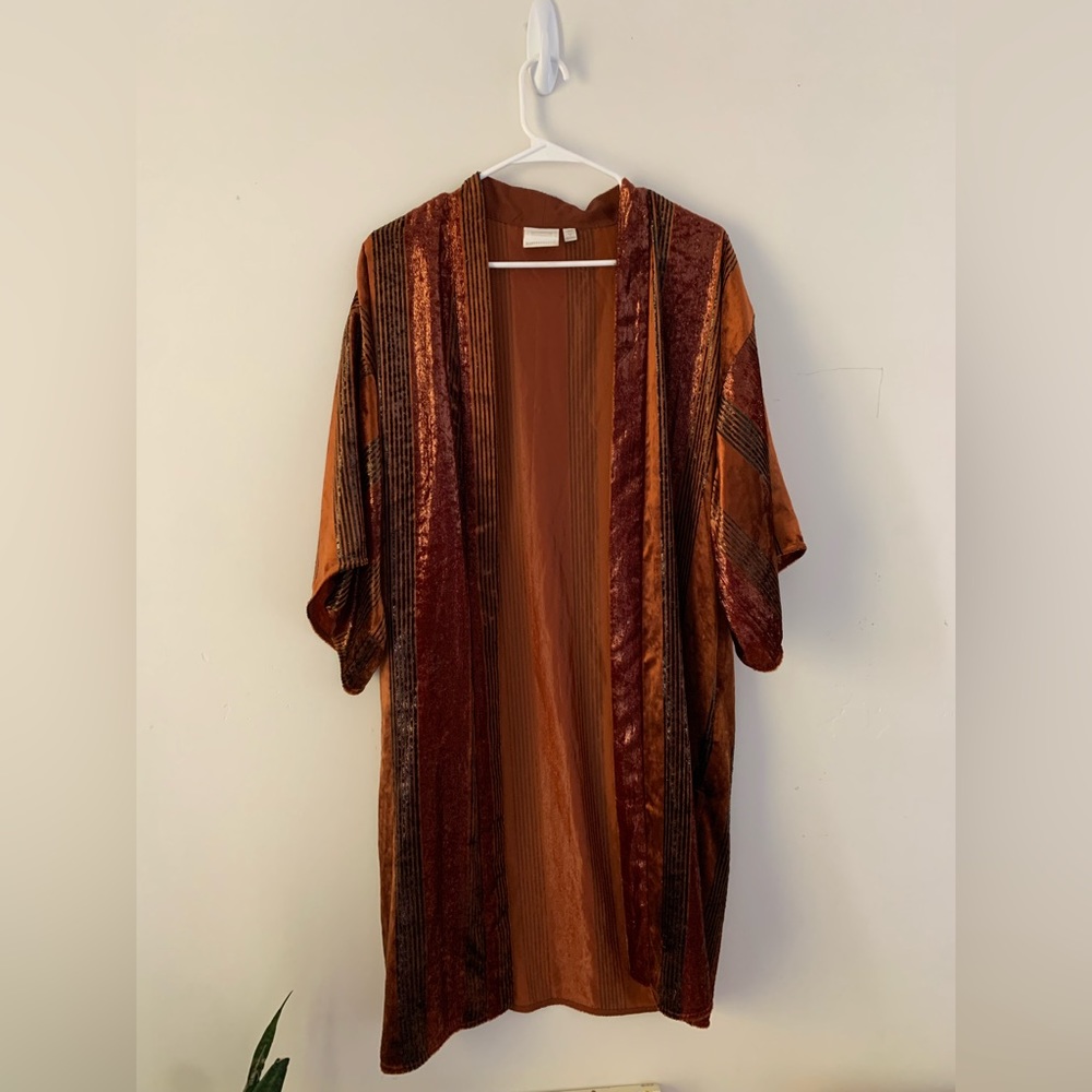 Anthropologie velvet shawl